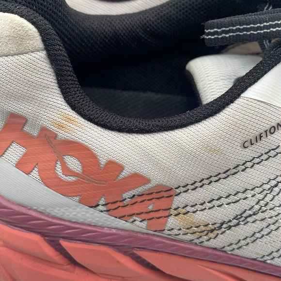 Hoka One One Clifton 6 Womens Sneaker / 1102873-NCLN Nimbus Cloud/Lantan/ Sz 9.5 - Picture 10 of 10